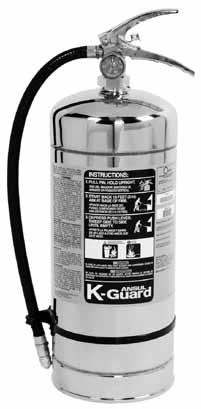 Kitchen hood K-guard extinguisher distributor